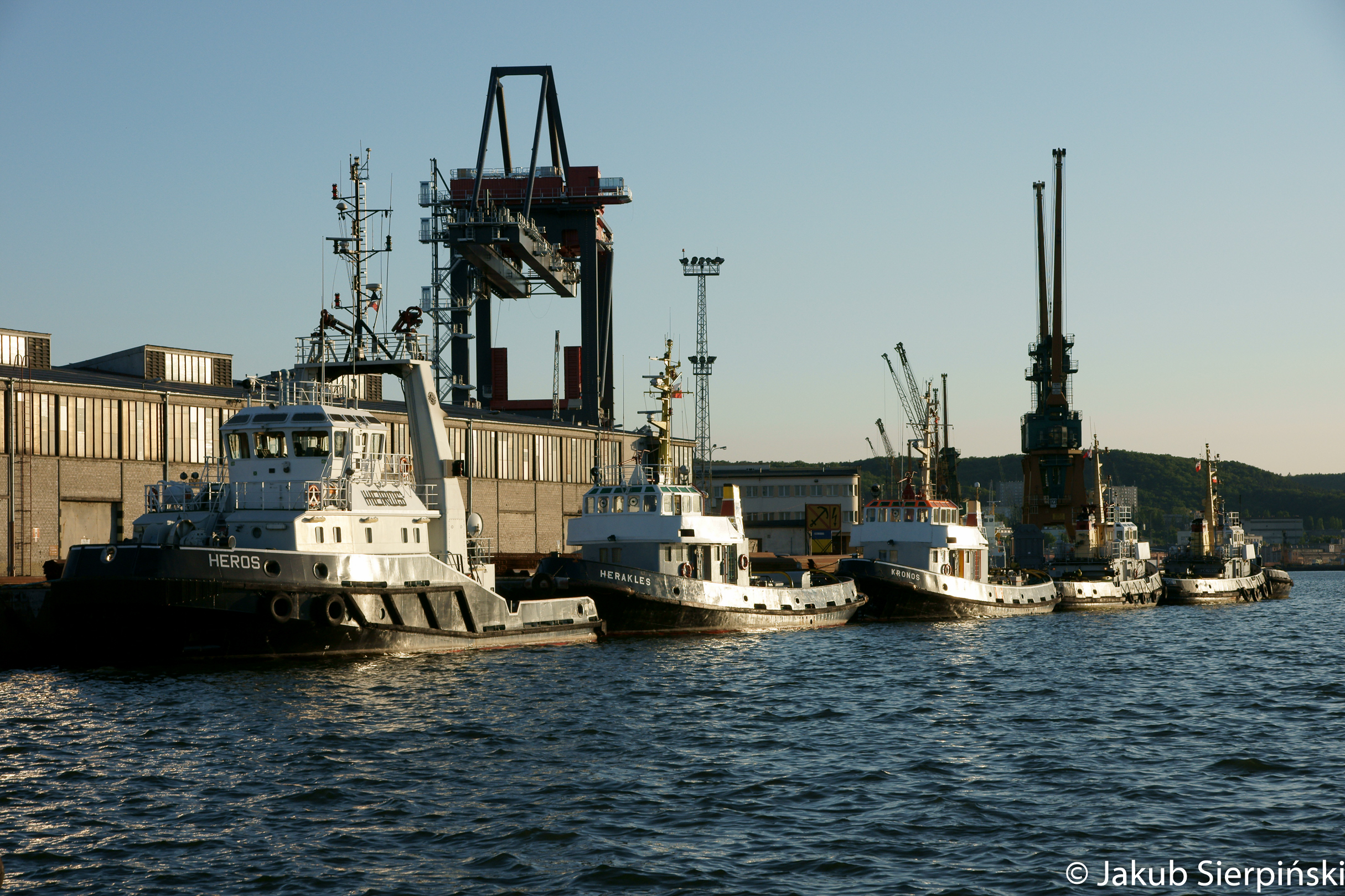 Tugboats in Port Gdynia